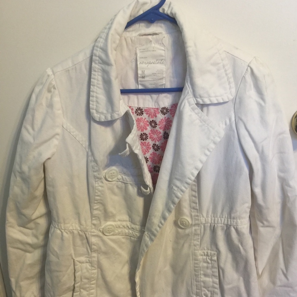 aéropostale white jacket